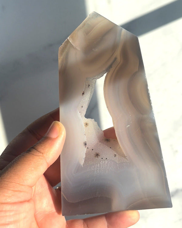 Druzy Agate Point 1