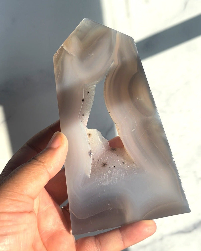 Druzy Agate Point 1