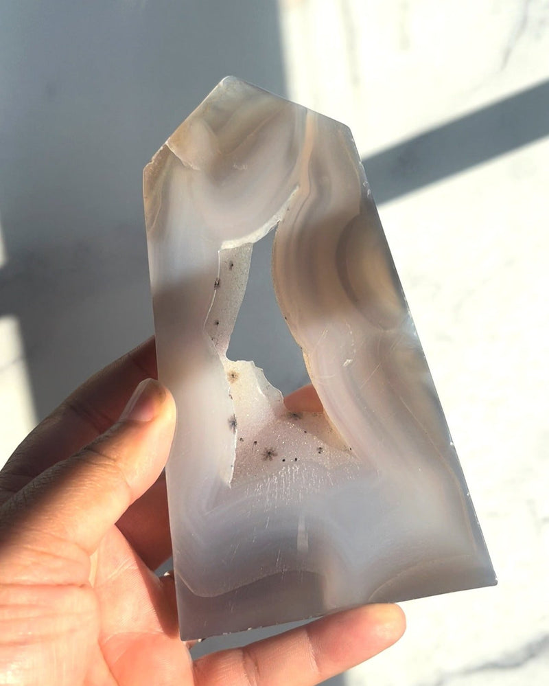 Druzy Agate Point 1