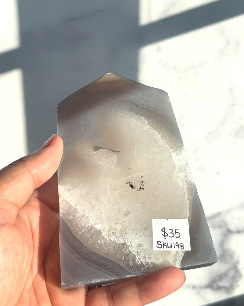 Druzy Agate Point 3